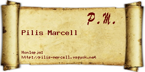 Pilis Marcell névjegykártya